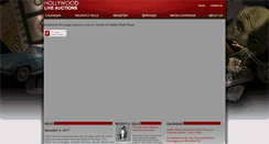 Desktop Screenshot of hollywoodliveauctions.com